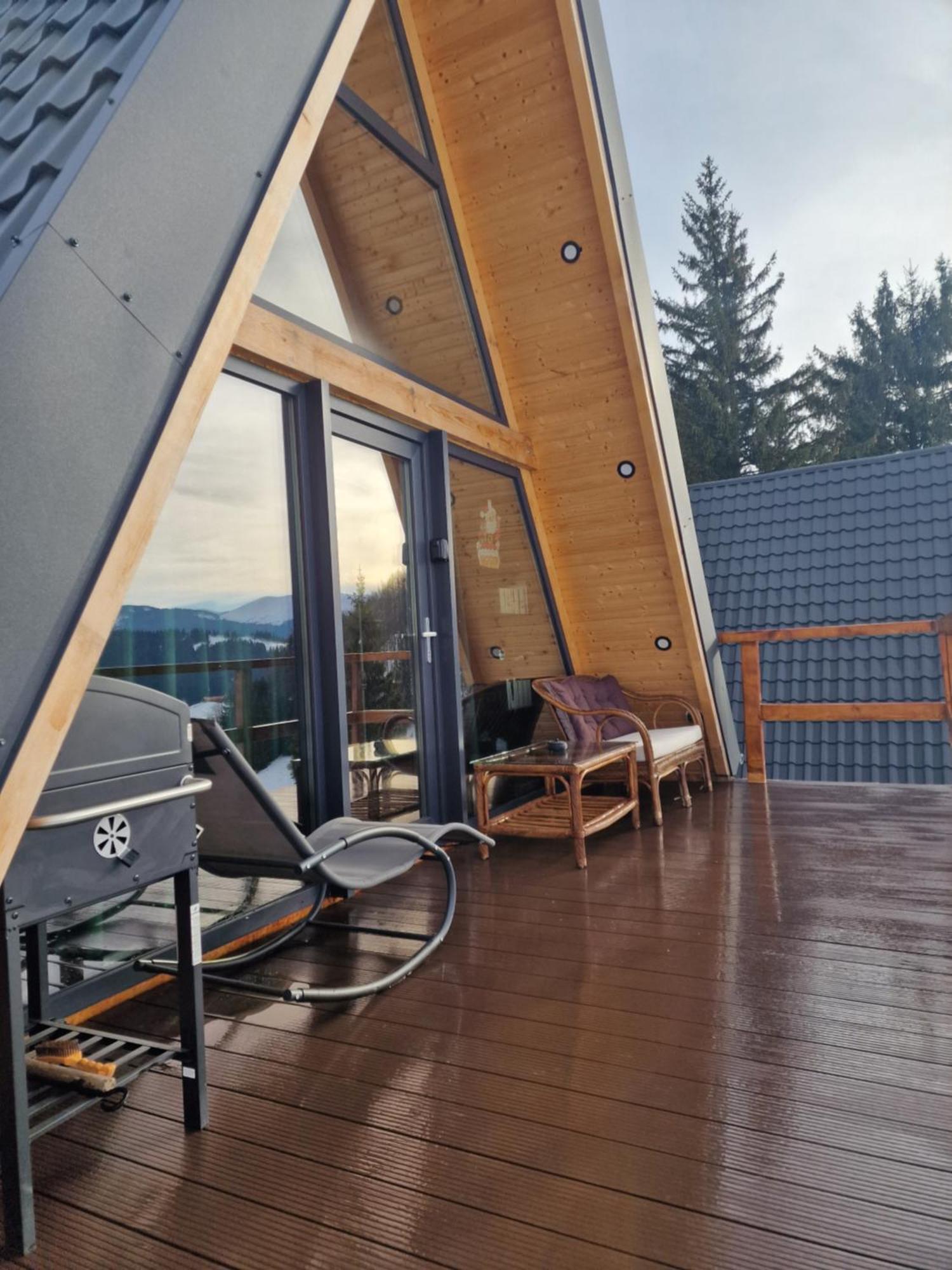 Aa Frame Retreat Fundata Exterior foto